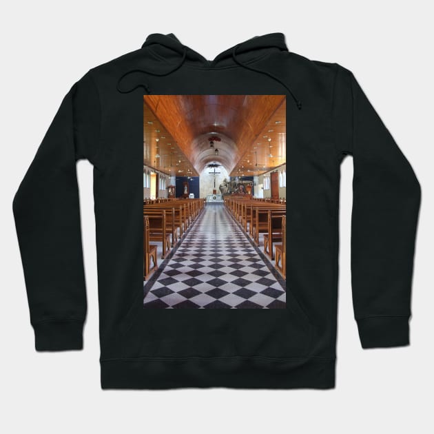 Roman Catholic Church in Quepos Hoodie by Carole-Anne